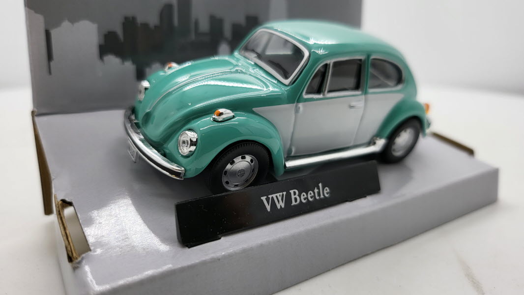 kalligrafie acuut bodem Cararama Volkswagen Kever / Beetle Groen Wit